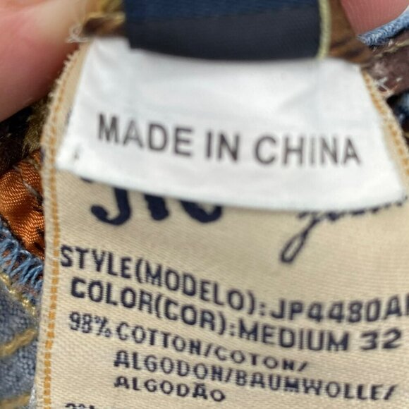 Miss Me Flare 5-Pocket Low Rise Jeans Blue Women's Size 26 - Picture 8 of 12